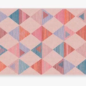 Ruggable 3x5 Ziggy Pink Rug w/Standard Pad